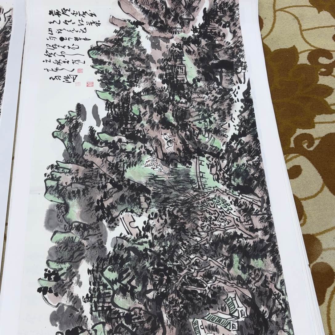 国画S****3高鸿六尺李欣主播