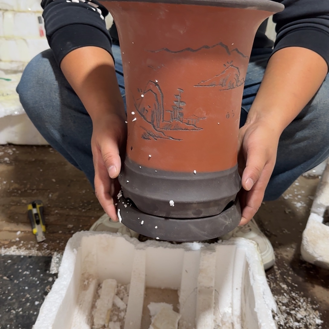 花盆紫砂口径20.25口径