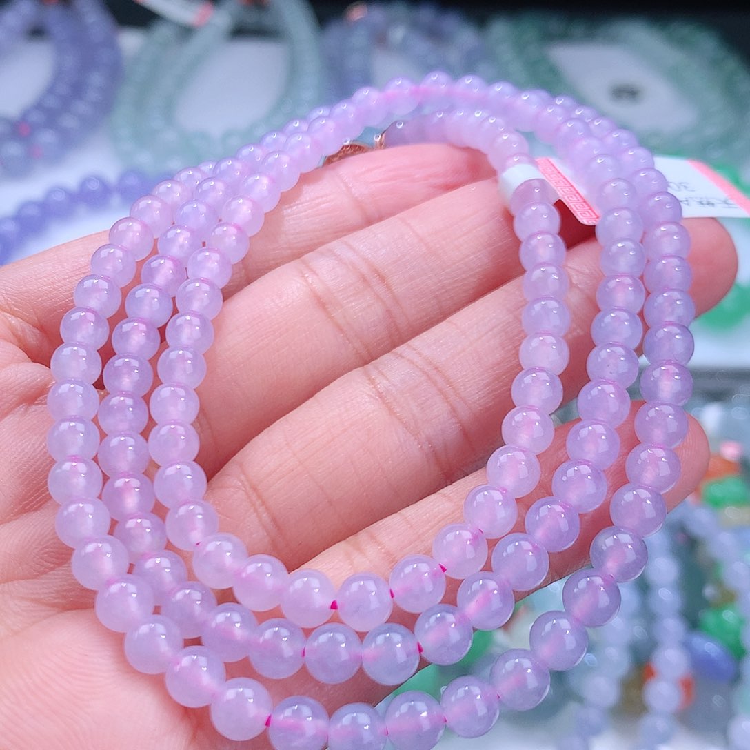 翡翠手链未镶嵌卡5mm