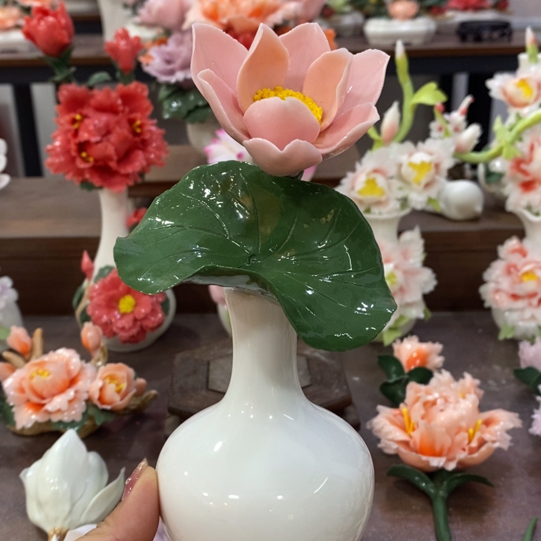 瓷片陶瓷工艺品摆件