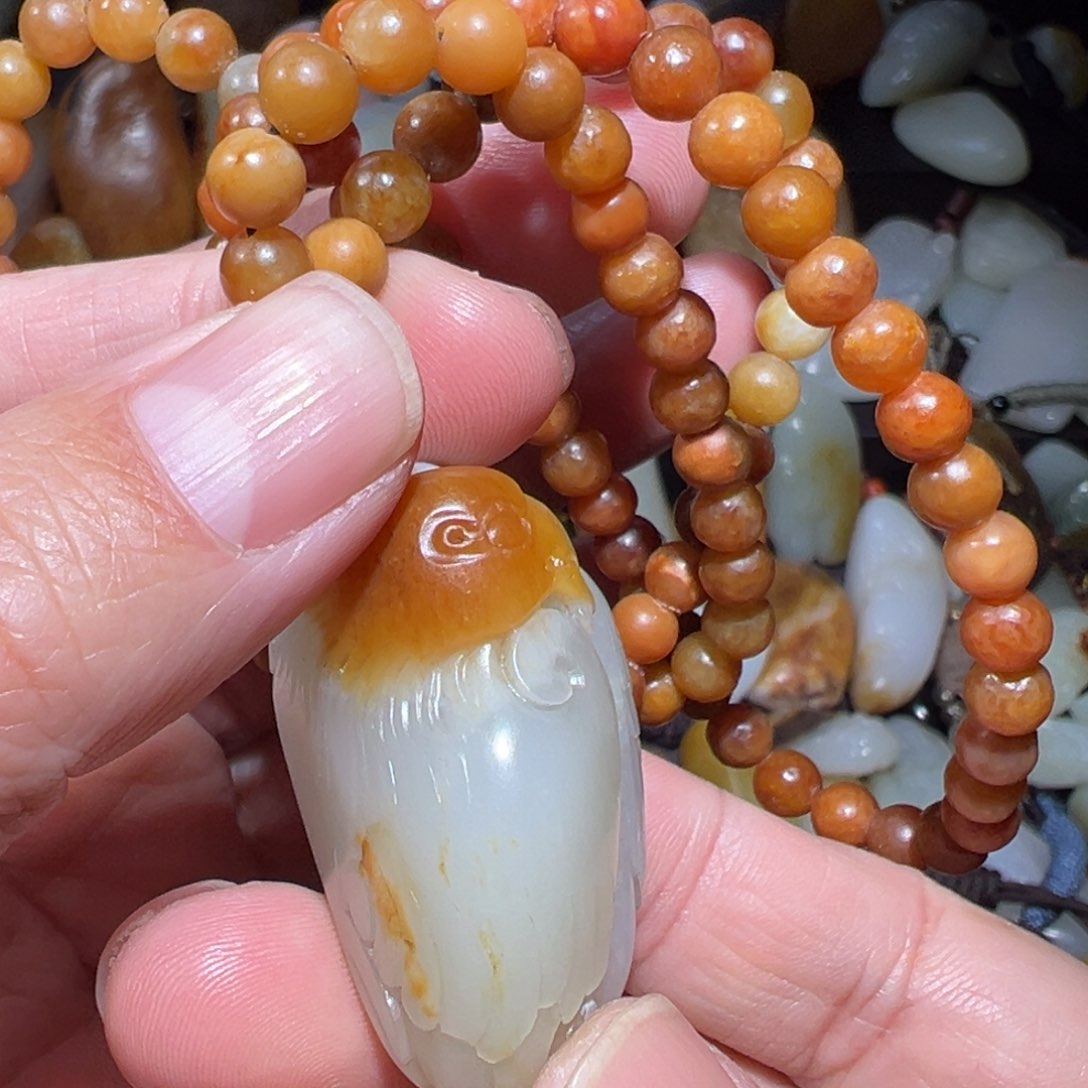 和田玉吊坠(不含链)未镶嵌