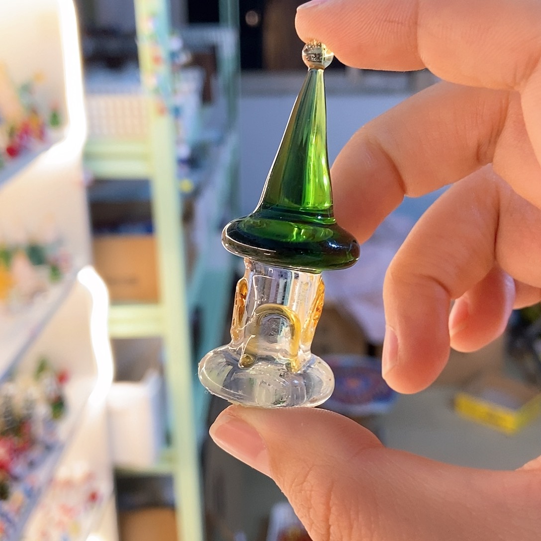 琉璃手工艺品绿色