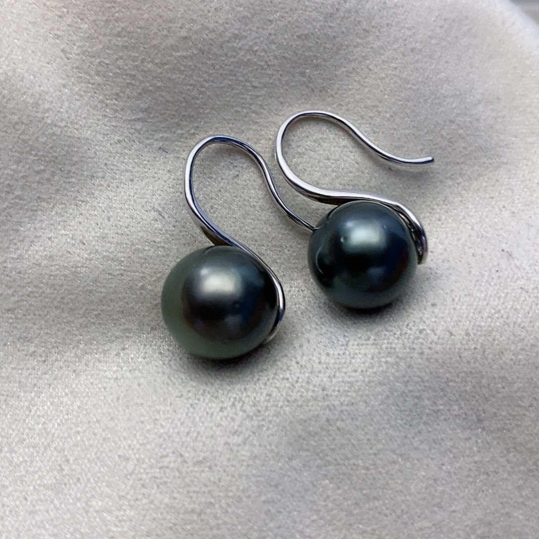 【闪购商品】海水珍珠耳饰银S925镶嵌