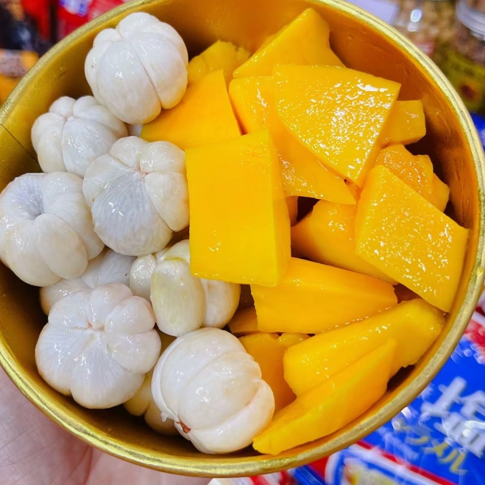 鲜果切 山竹 芒果 双拼一份