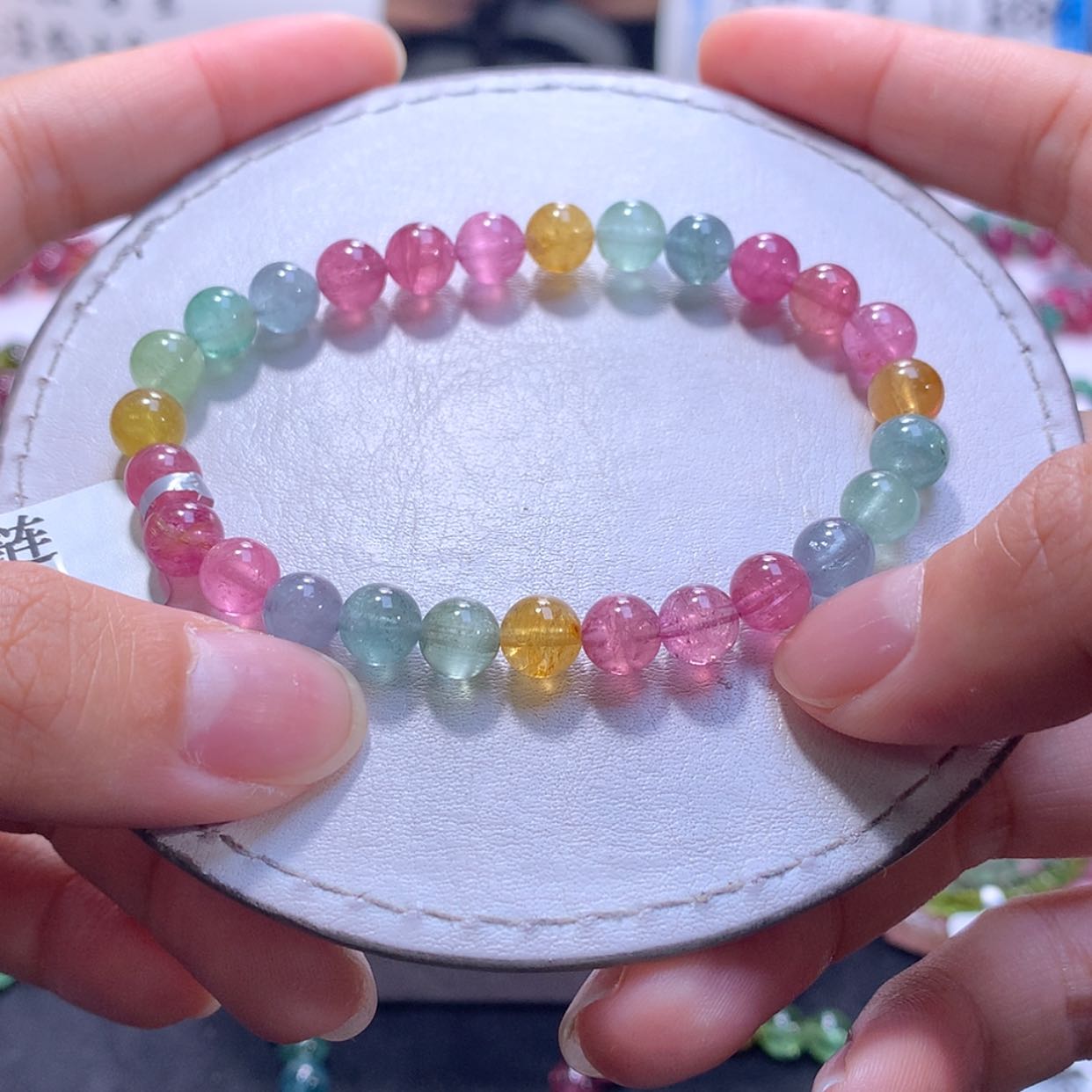 【闪购商品】手链未镶嵌碧玺6.8m