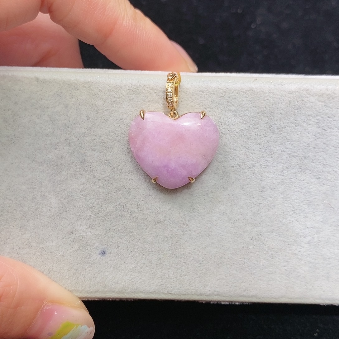 苏纪石（舒俱来）18K金镶嵌吊坠(不含链)