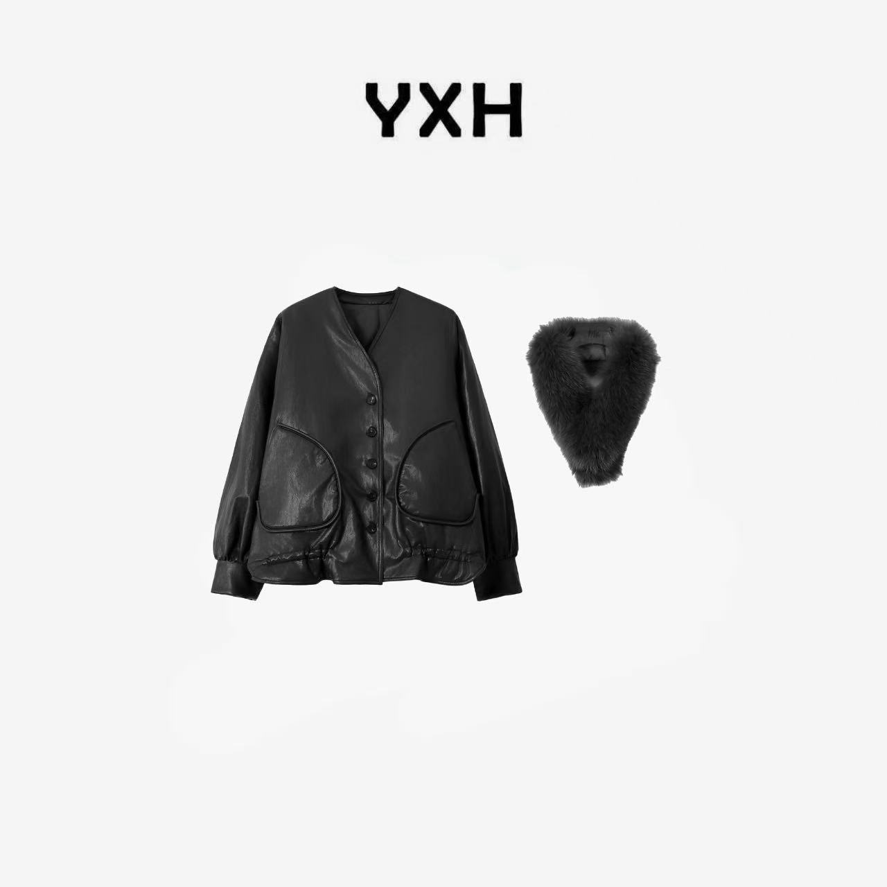 JZ【布雷斯特 （含狐狸毛领）】西伯利亚95白鹅绒羽绒服JZ77363