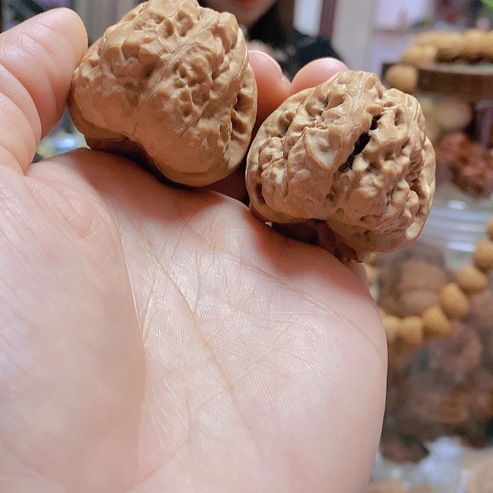 【闪购商品】文玩核桃把件38蛤蟆头大肚子