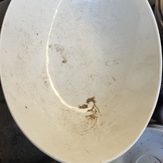 瓷元宝盘子，国营四厂库存