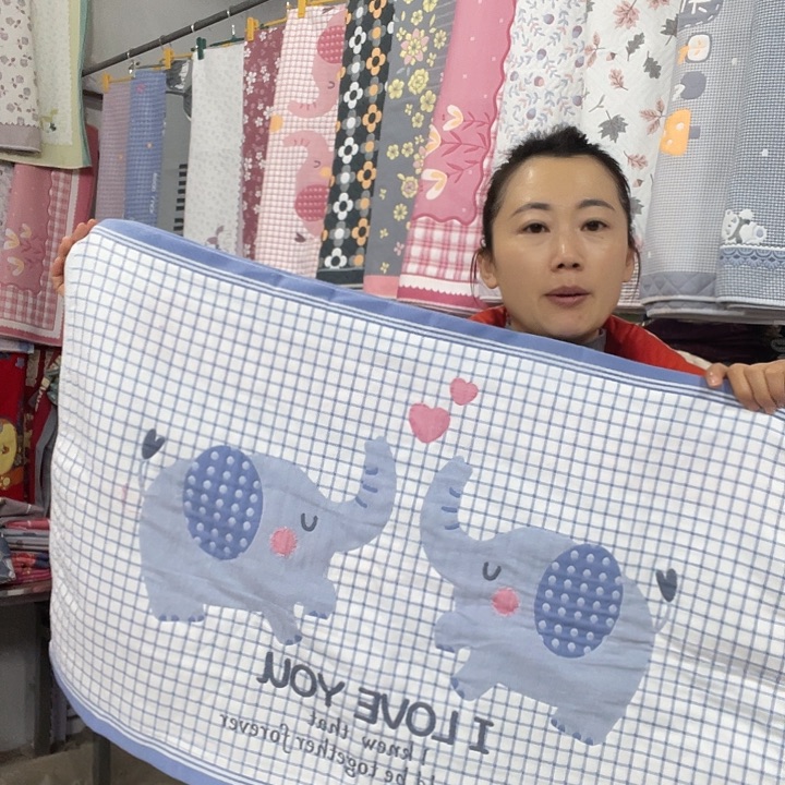 棉特价蓝色小飞象