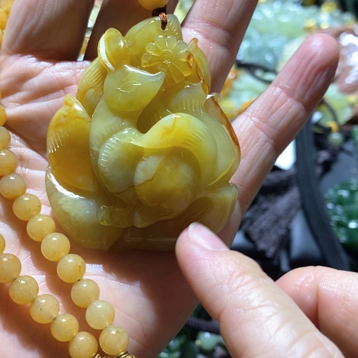 岫玉毛衣链未镶嵌