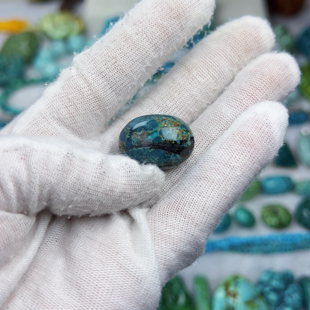 绿松石珠宝奇石未镶嵌