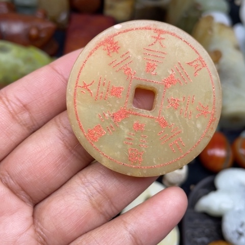 蛇纹石玉未镶嵌颈饰111
