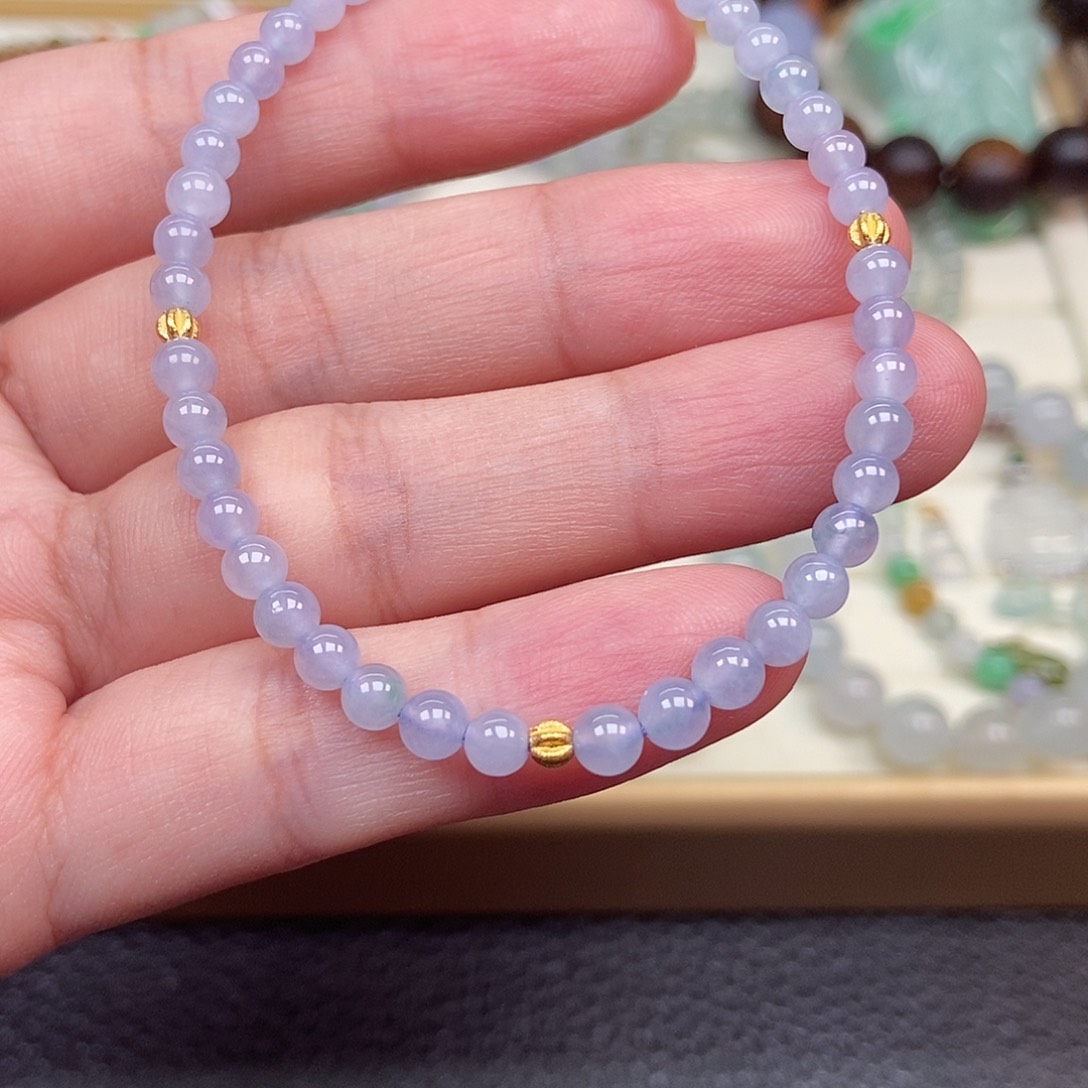 未镶嵌手链翡翠卡4.4