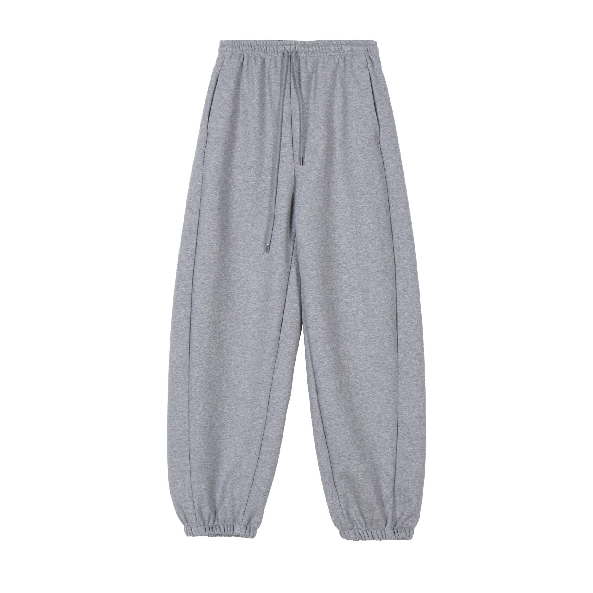 喜柿-【暖绒收脚裤】休闲简约一体暖绒拼接收脚裤