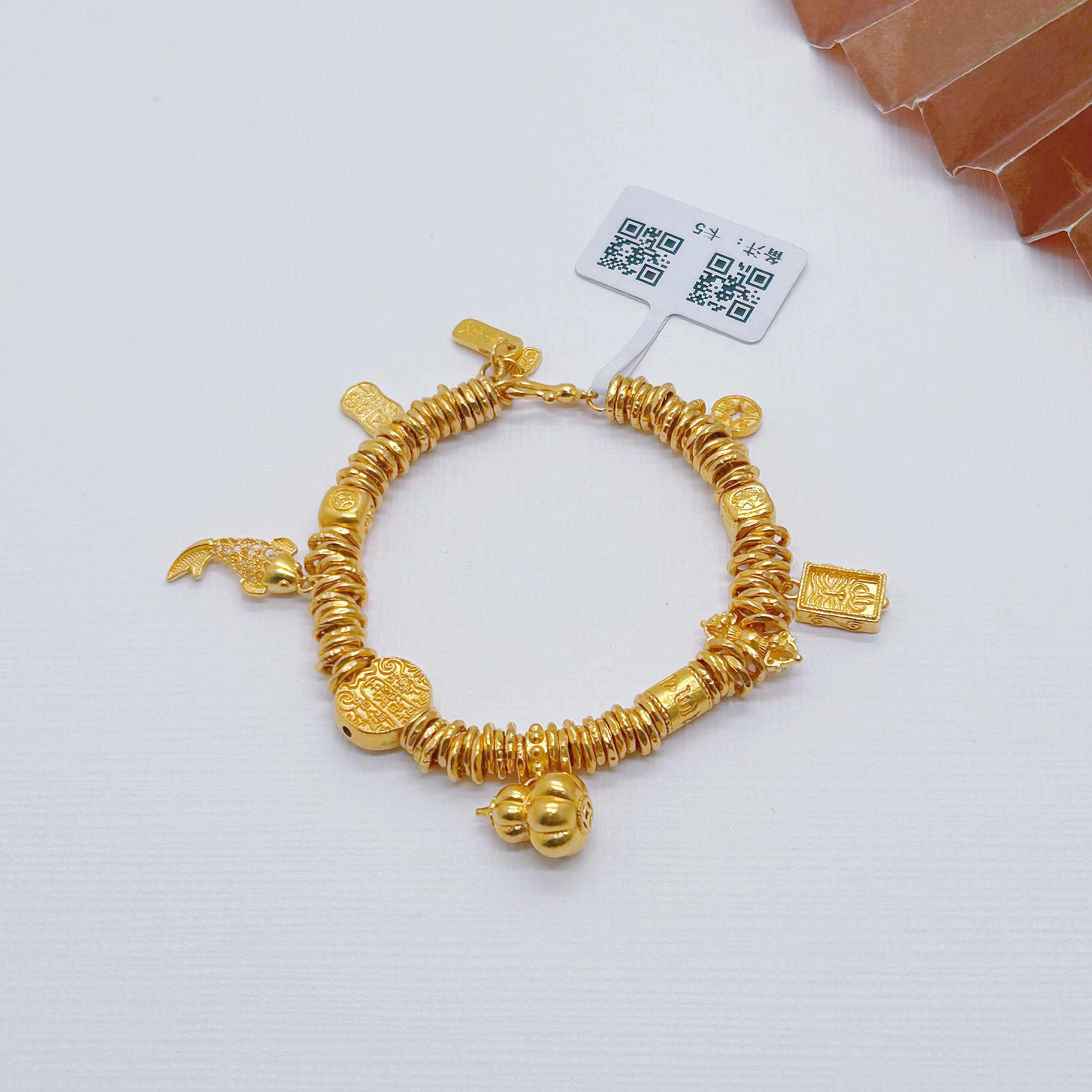 足金999饰品卡5 手链40.51g 长14cm