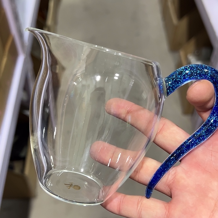 怡然公道杯 宝蓝金 