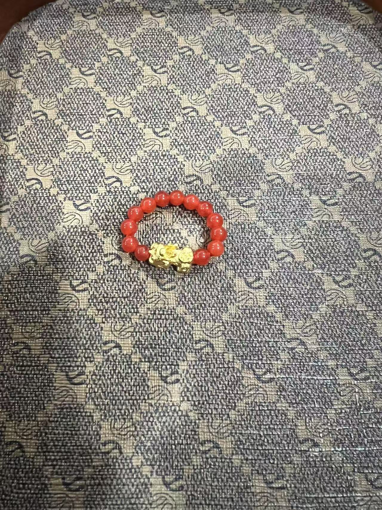 【晶维娅】南红貔貅戒指00169