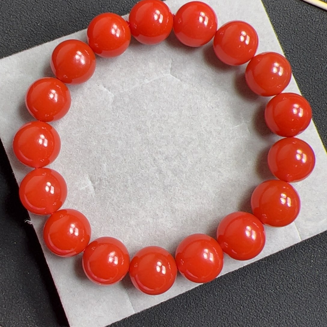 南红玛瑙手串未镶嵌
