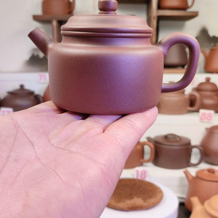 紫砂茶壶德钟底槽清155cc左右微瑕