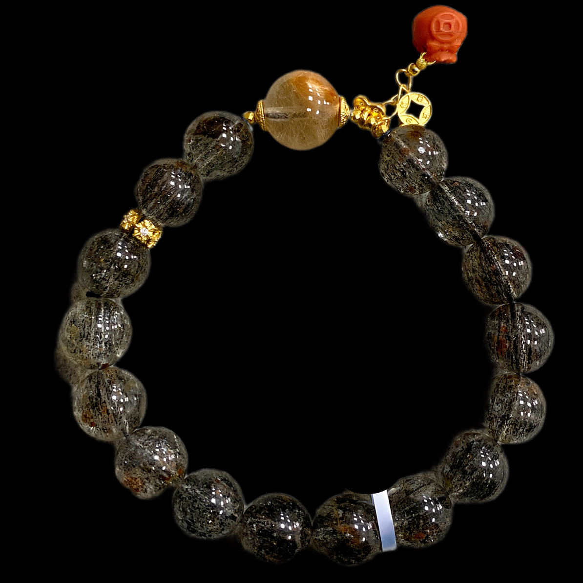 N3693超七水晶手串多样性发一