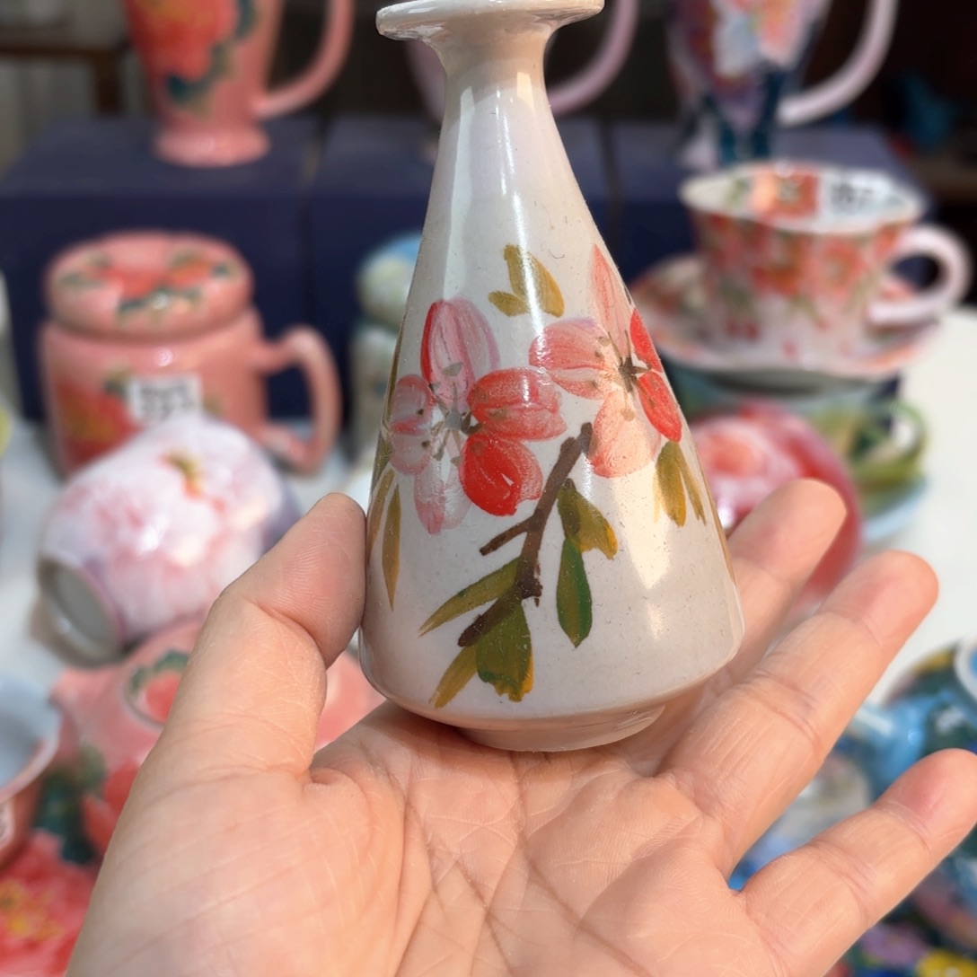 景德镇手绘高温釉下彩陶瓷茶具