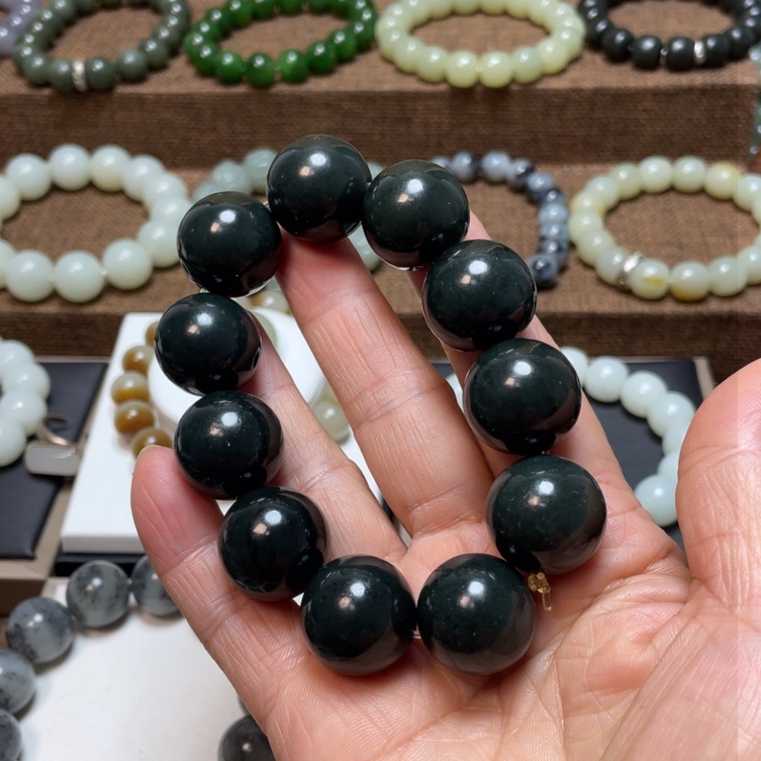 未镶嵌手链和田玉（白玉）