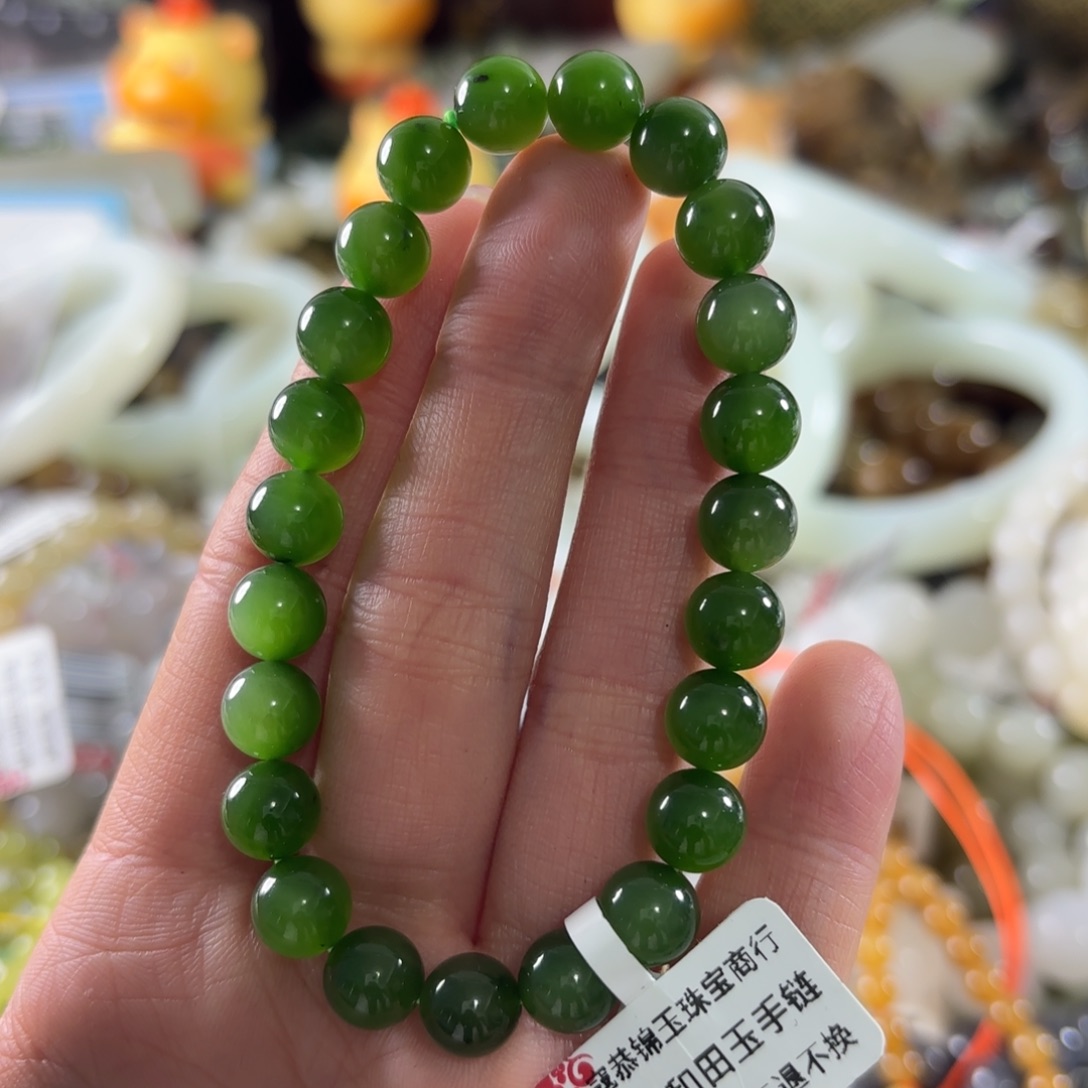 和田玉未镶嵌手串266