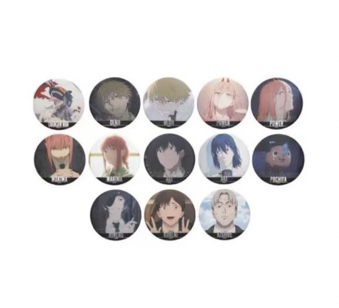 【拆盒】电锯人 JS限定名场面浮雕吧唧 徽章盲盒 