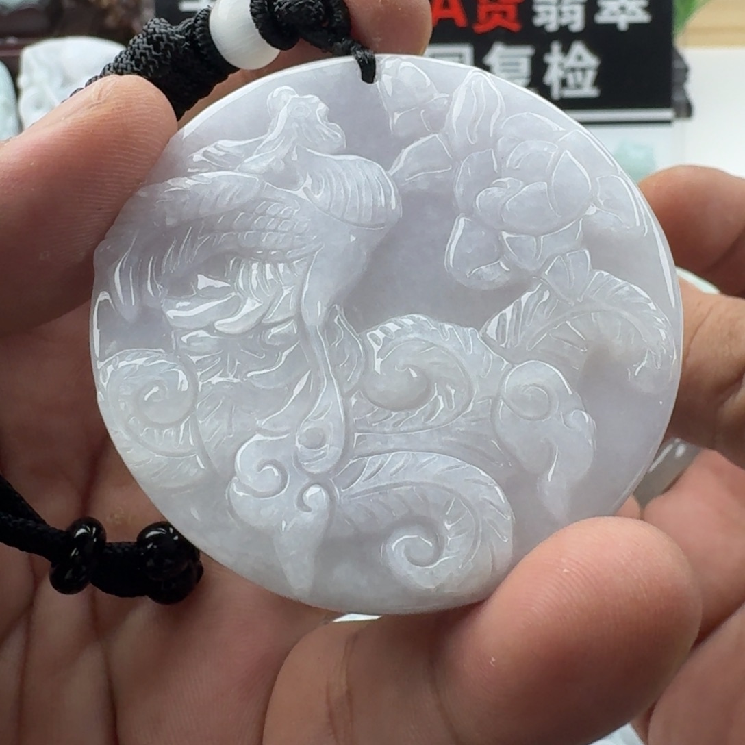 颈饰未镶嵌翡翠天然缅甸A货翡翠