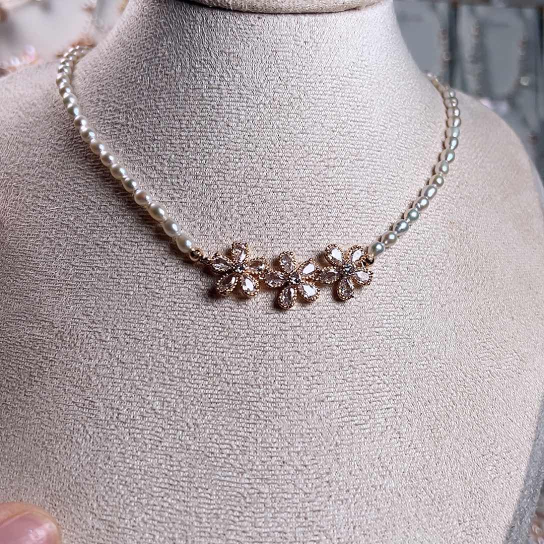 淡水珍珠未镶嵌颈饰