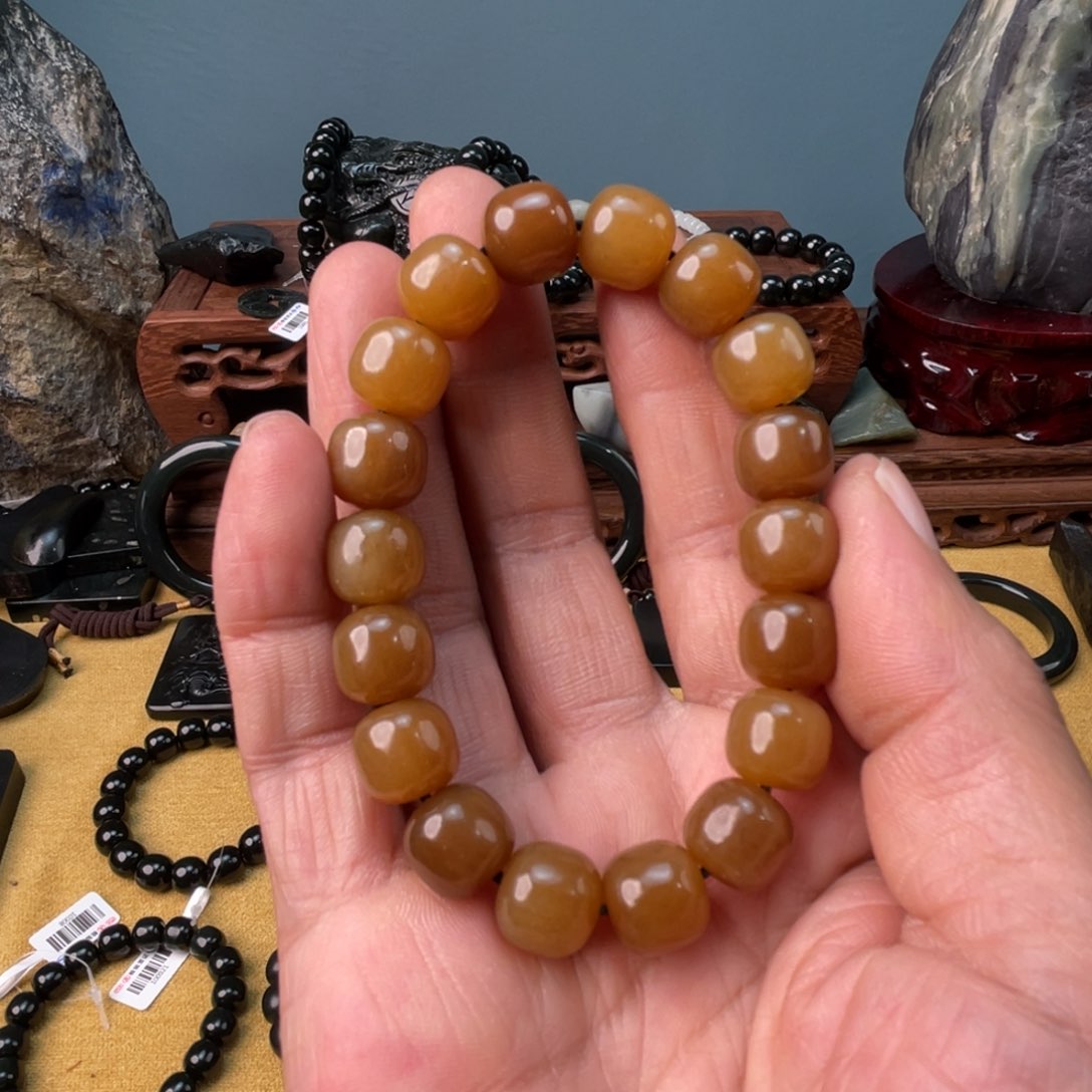 和田玉手链未镶嵌