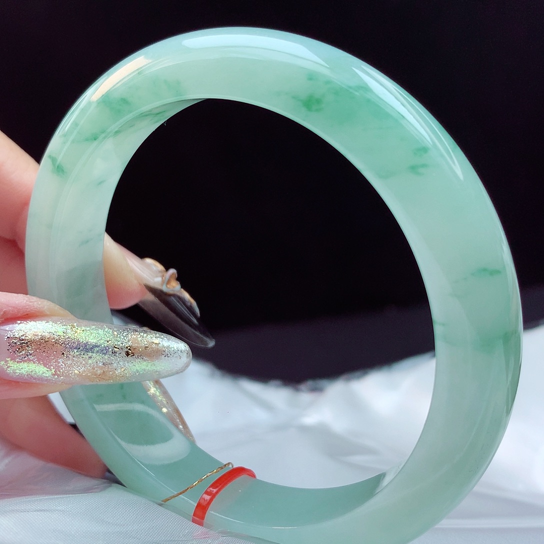 未镶嵌手镯翡翠61圈4992