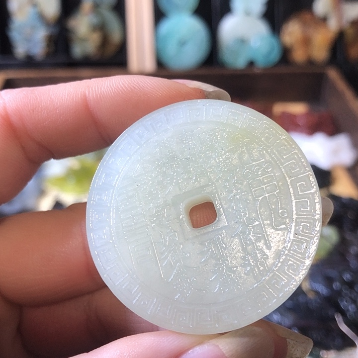 岫玉未镶嵌岫玉挂件