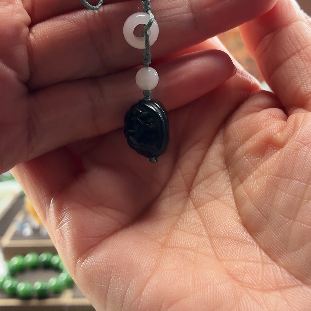 和田玉未镶嵌把件新疆和田玉塔青