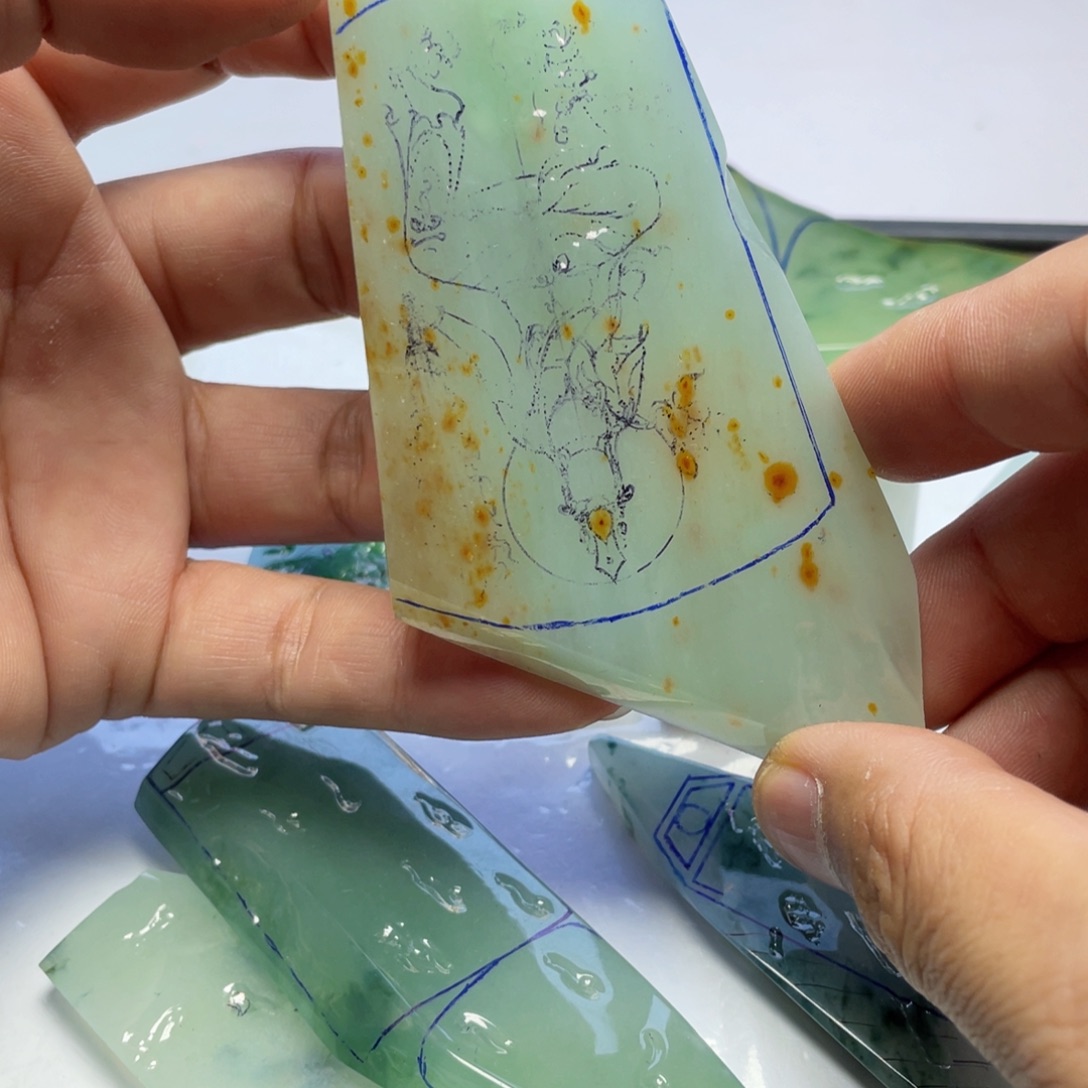 定制翡翠未镶嵌不退不换