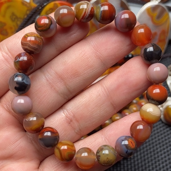 玛瑙/玉髓手串未镶嵌