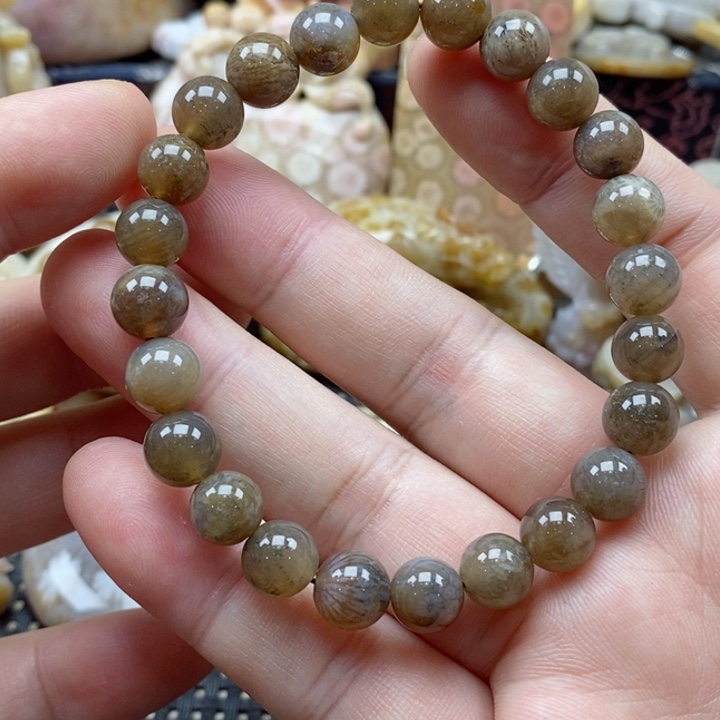 硅化珊瑚（珊瑚玉）颈饰未镶嵌