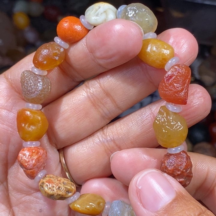 玛瑙/玉髓珠宝半成品未镶嵌