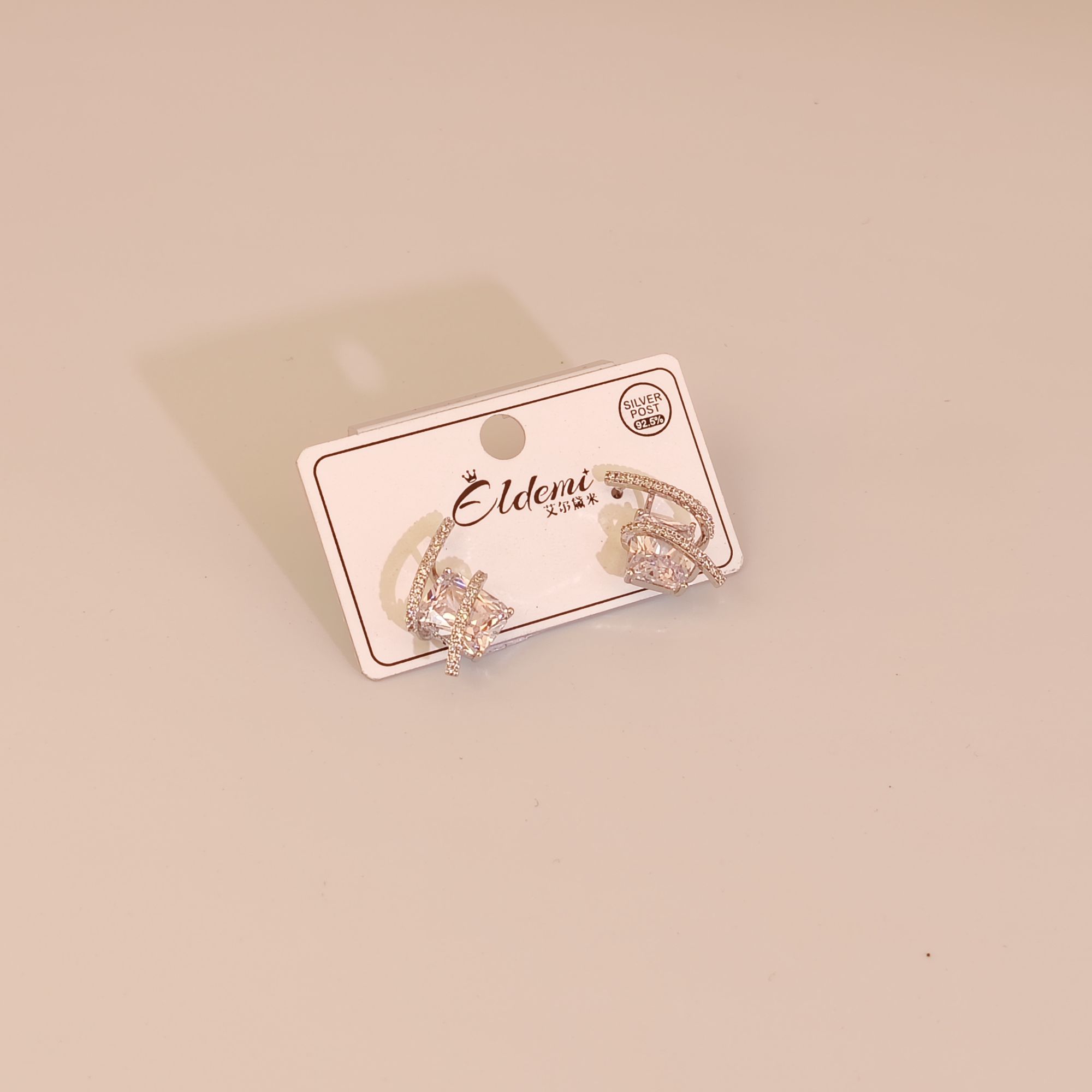 非金属合成锆石耳饰 【仙女风】女耳饰耳钉小众百搭时尚★A0601