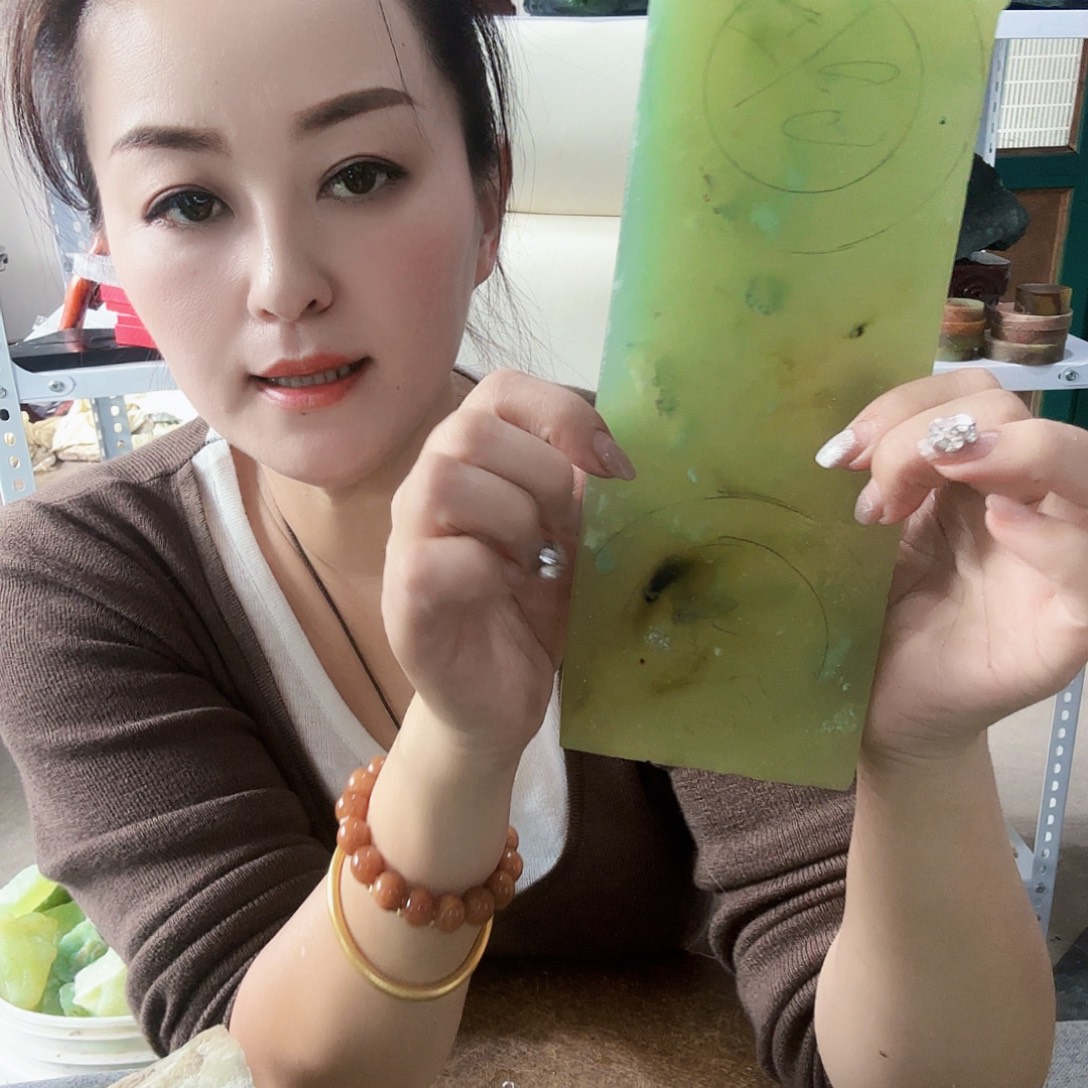 玉天然岫玉手工雕刻