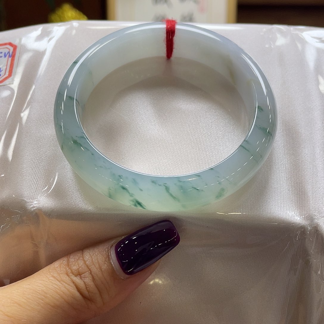 翡翠未镶嵌手镯20 号链接