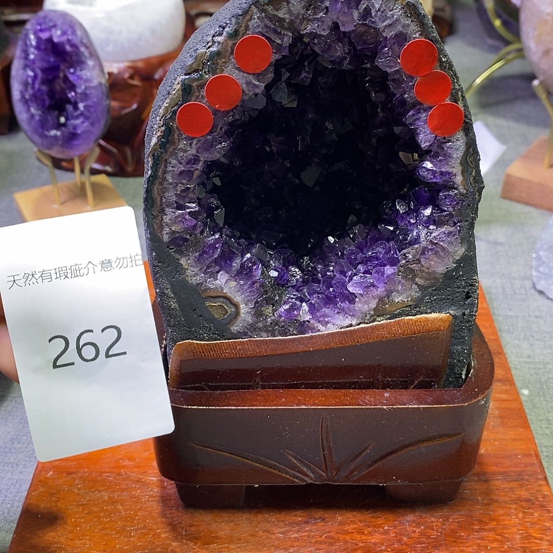 珠宝半成品紫晶未镶嵌