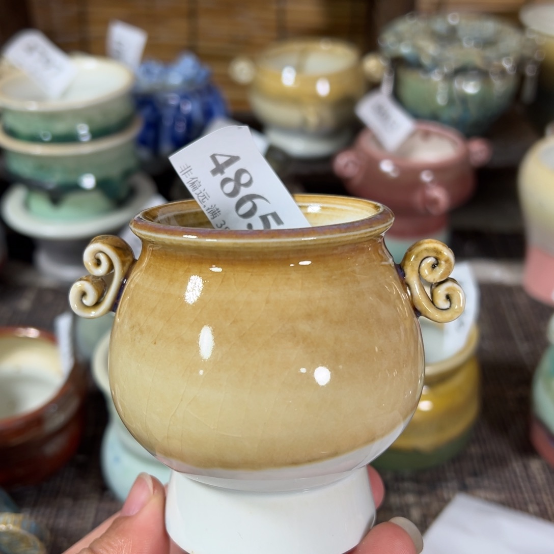 红陶景德镇手工花盆