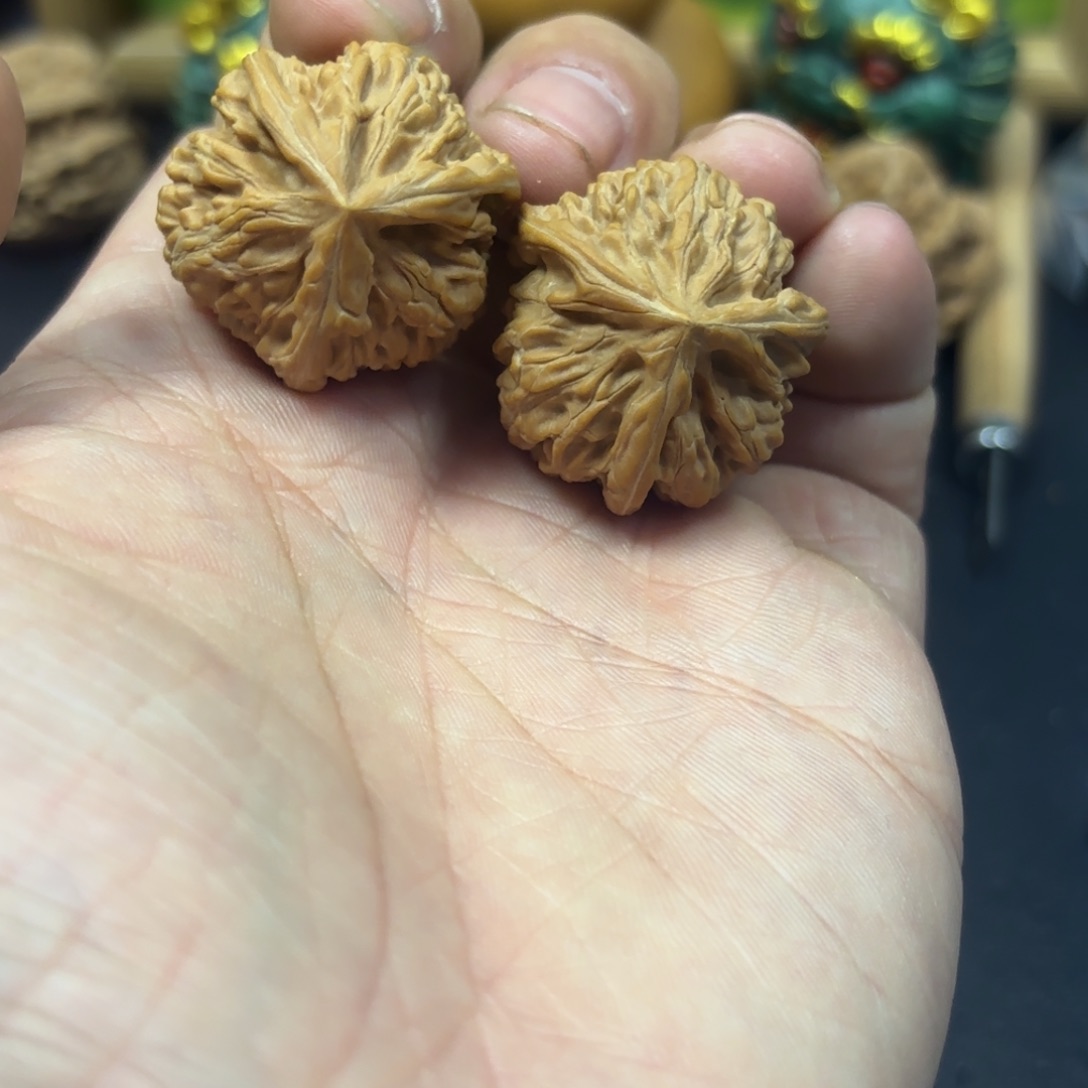 我***爱吊坠文玩核桃31尺全品文山三棱