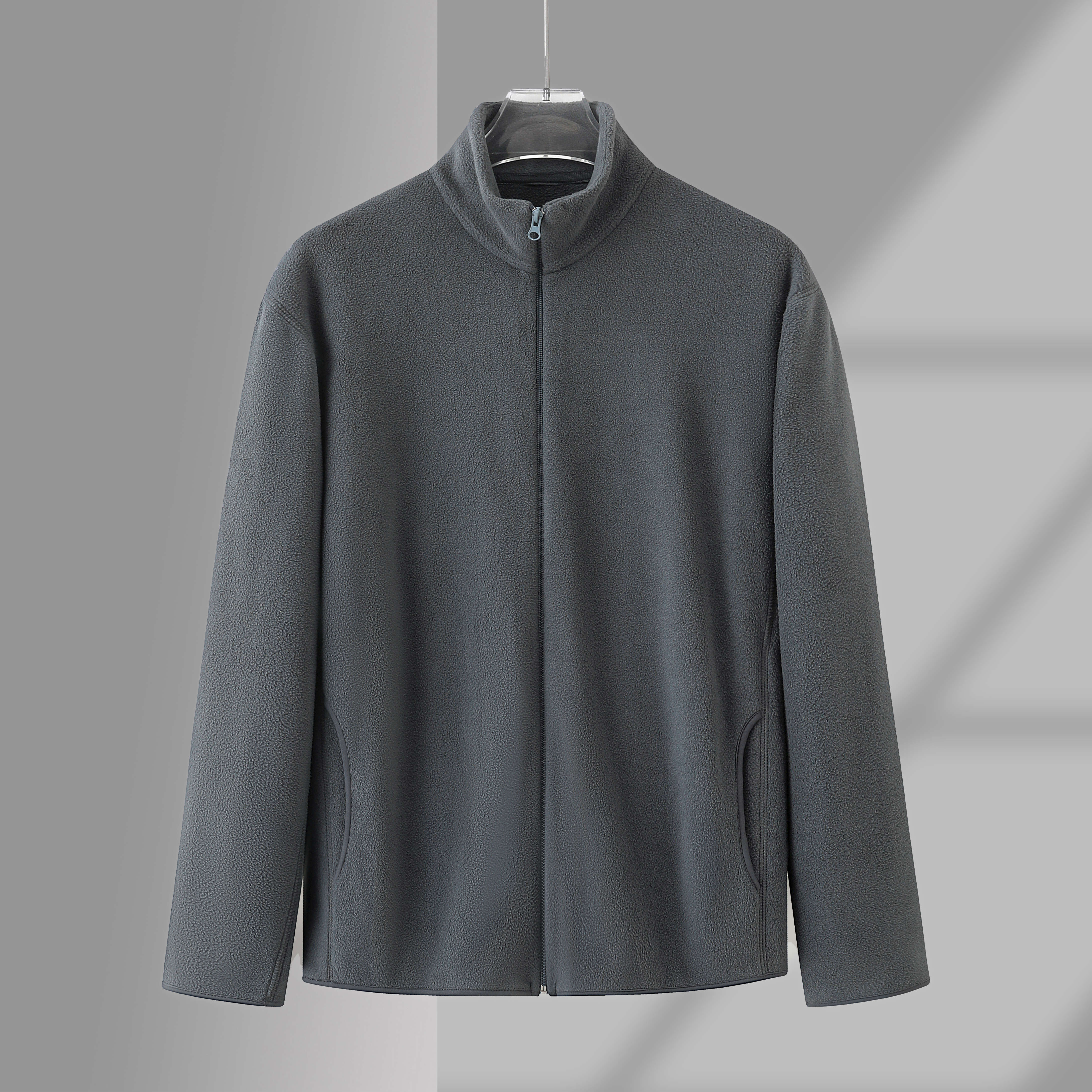 凡客摇粒绒立领外套