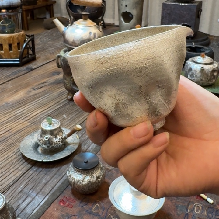 银粉公道杯茶具茶具