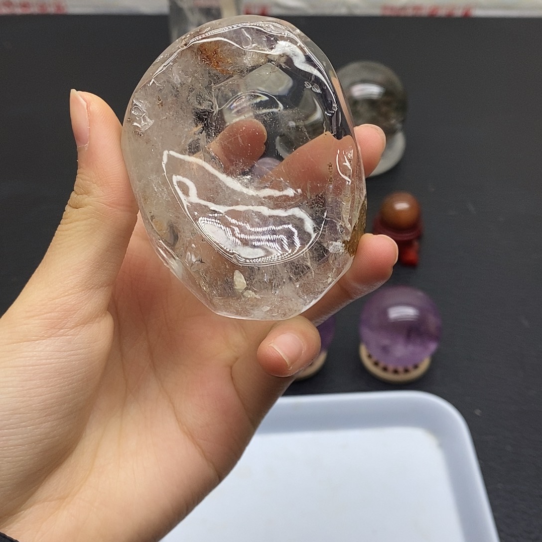 李***白珠宝半成品水晶未镶嵌236水晶石