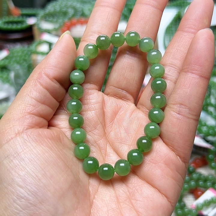 和田玉（碧玉）手串未镶嵌