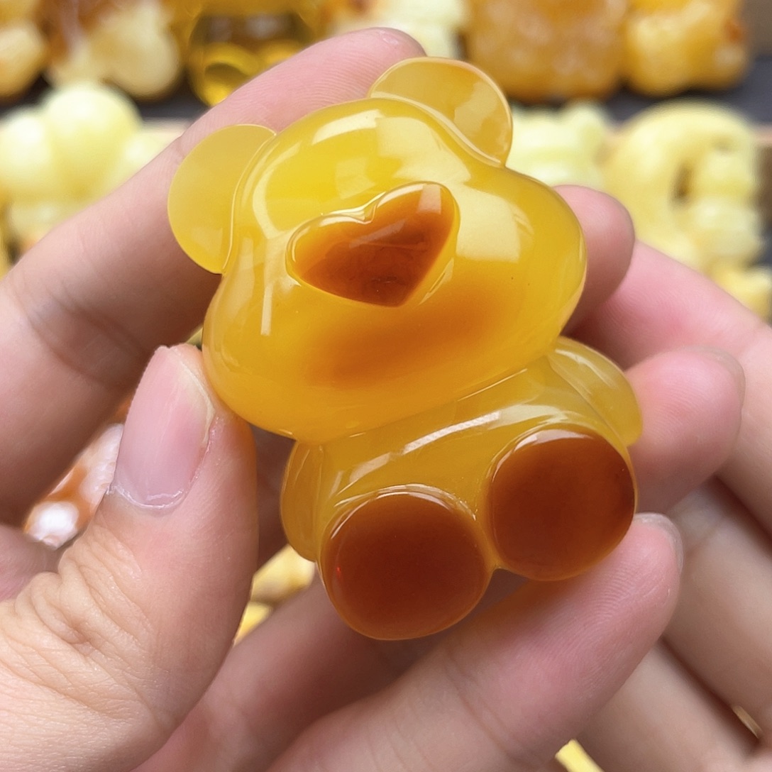 琥珀裸石未镶嵌蜜蜡